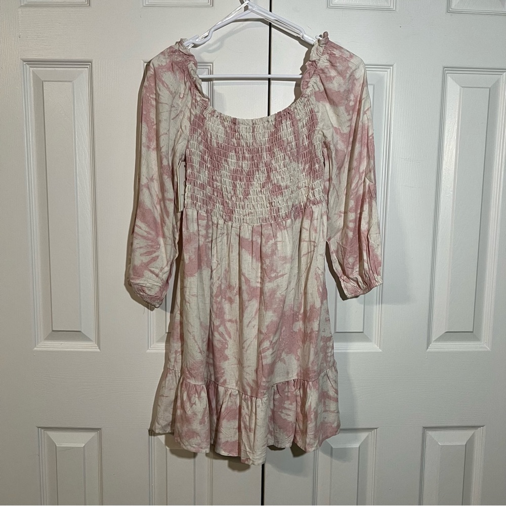 Love and piece Mini pink dress